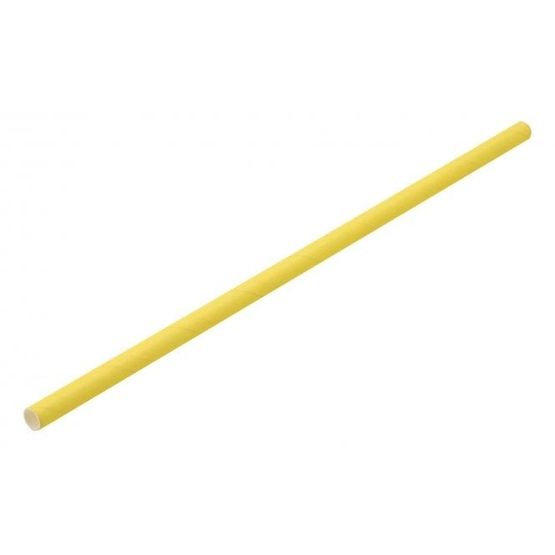 2 ply Yellow Paper Straws 6mm