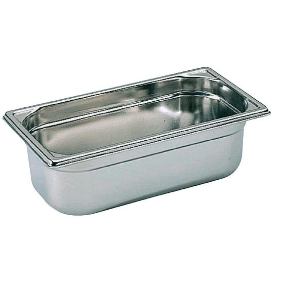 Matfer Bourgeat Stainless Steel 1/3 Gastronorm Trays - 65mm 2.5Ltr