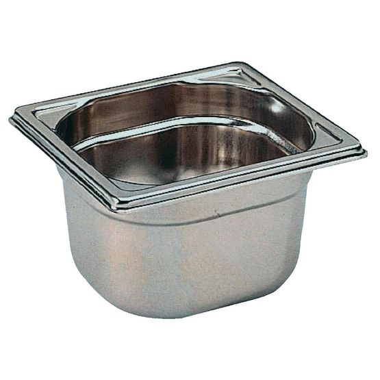 Matfer Bourgeat Stainless Steel 1/6 Gastronorm Trays - 65mm 1Ltr