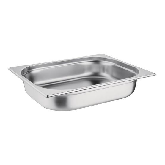 Vogue Stainless Steel 1/2 Gastronorm Tray - 65mm 4Ltr