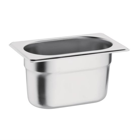 Vogue Stainless Steel 1/9 Gastronorm Tray - 100mm