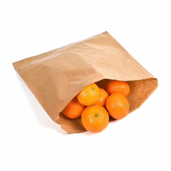 12" Strung Brown Kraft Paper Bags 30cm