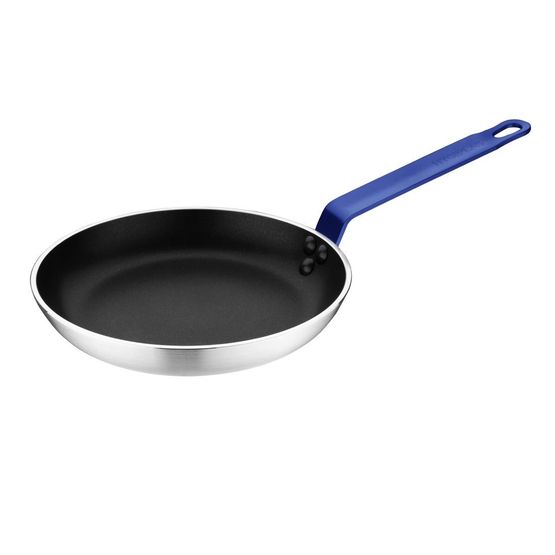 Hygiplas Aluminium Non-stick Teflon Platinum Plus Frying Pan with Blue Handle 24cm