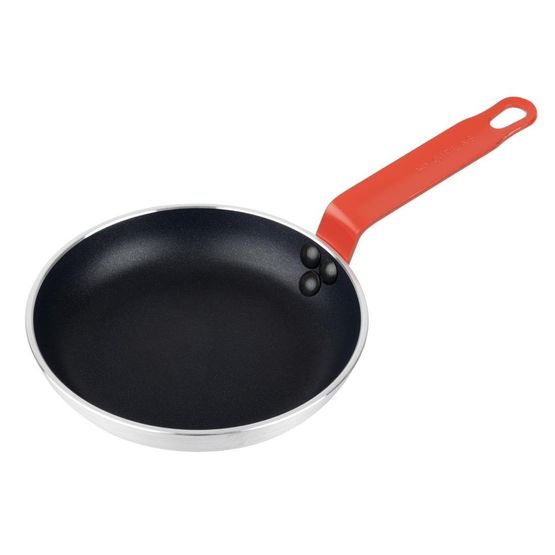 Hygiplas Aluminium Non-stick Teflon Platinum Plus Frying Pan with Red Handle 20cm