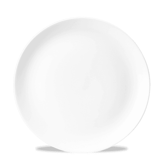 Churchill Evolve Coupe Plates White 228mm
