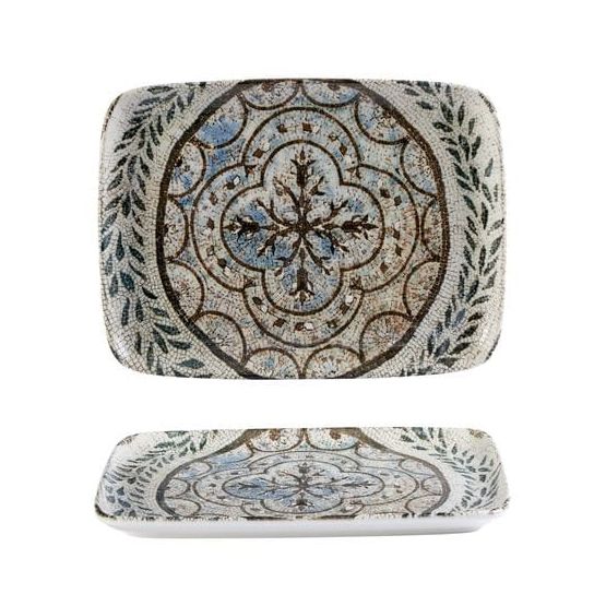 Academy Fusion Mosaic Rectangular Platter 27 x 20cm / 10 ½" x 7 ¾"