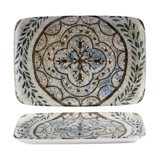 Academy Fusion Mosaic Rectangular Platter 33 x 23cm / 13" x 9"