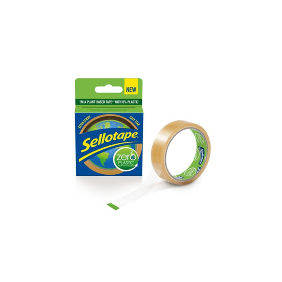 Sellotape Zero Plastic Tape - 24mm x 30m