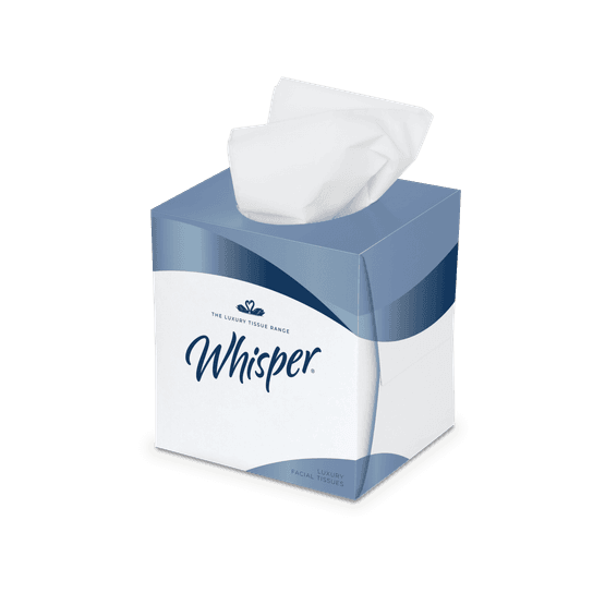 Whisper Luxi Cubed Face Tissues