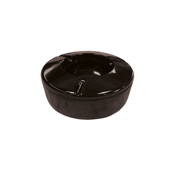 5in Melamine Ashtray Black