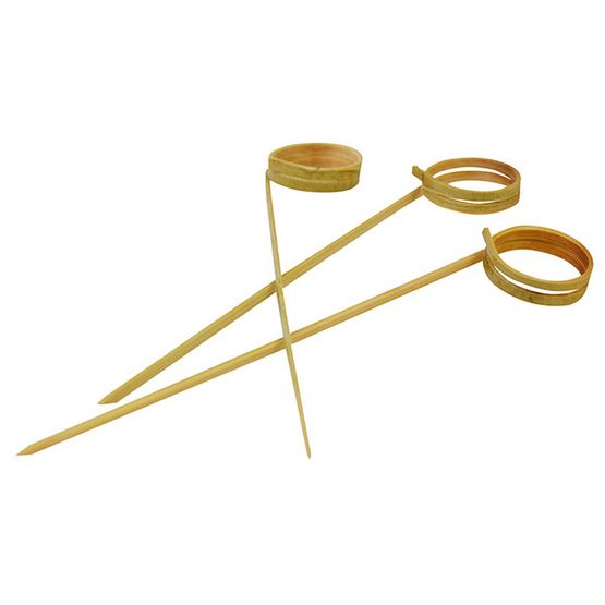 Bamboo Knotted Skewers 12cm 4.5in Pack 100pcs