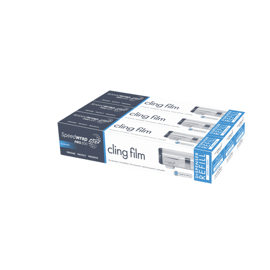 Wrapex Speedwrap cling Film Refill 30cm x 300M (Pack Of 3 Rolls)