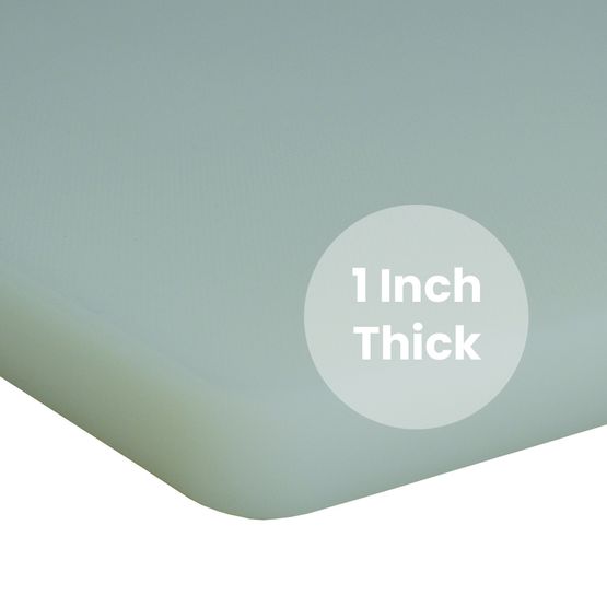 Chopping Board 18in X 12in X 1in White