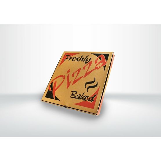 12" Printed Corrugated Cardboard Pizza Boxes