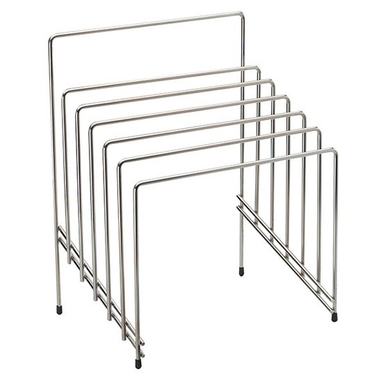 Chopping Board Rack Chrome 6 Slots