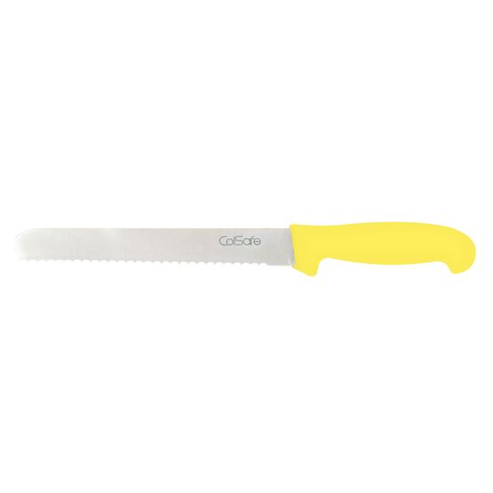 Colsafe Bread Knife 8in 20cm Yellow