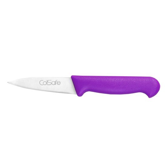 Colsafe Paring Knife 3in 8cm Purple