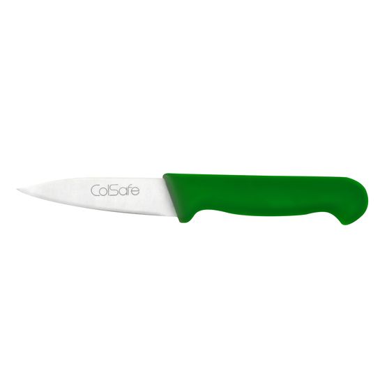 Colsafe Paring Knife 3in 8cm Green