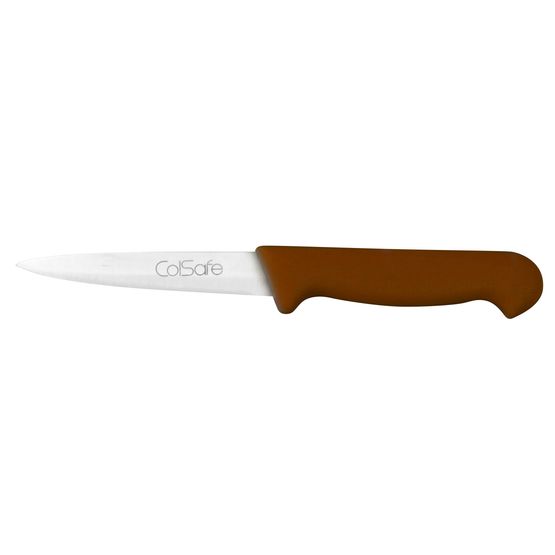 Colsafe Vegetable Knife 4in 9.5cm Brown