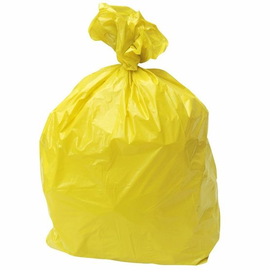 18 x 29 x 39" Yellow Refuse Sacks
