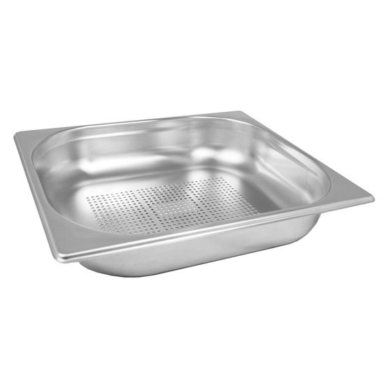 Gastronorm - 1/2 - Stainless Steel - 65mm - 3.7ltr - Perforated