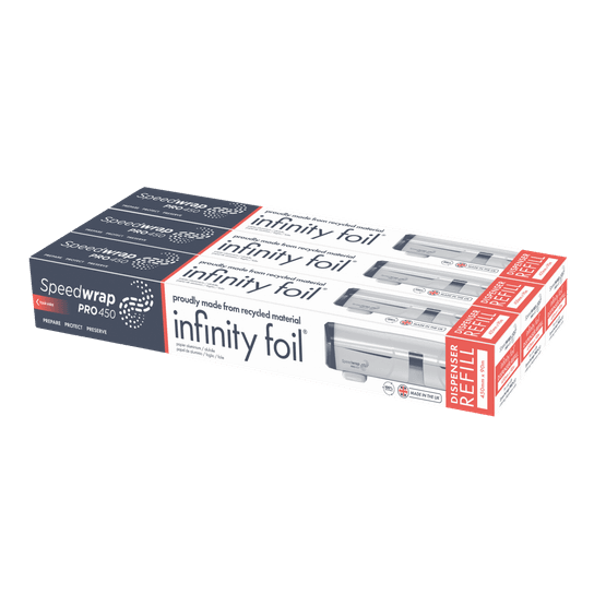 Wrapex Speedwrap Aluminium Foil Refill 45cm x 90M (Pack Of 3 Rolls)