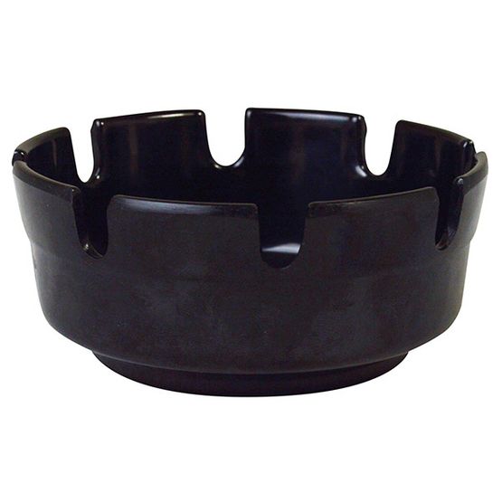 Melamine Outdoor Ashtray Black