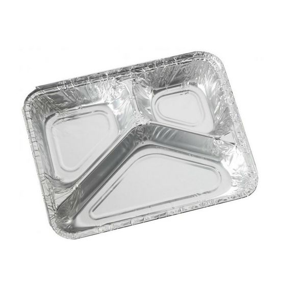 3 Compartment Aluminium Foil Container