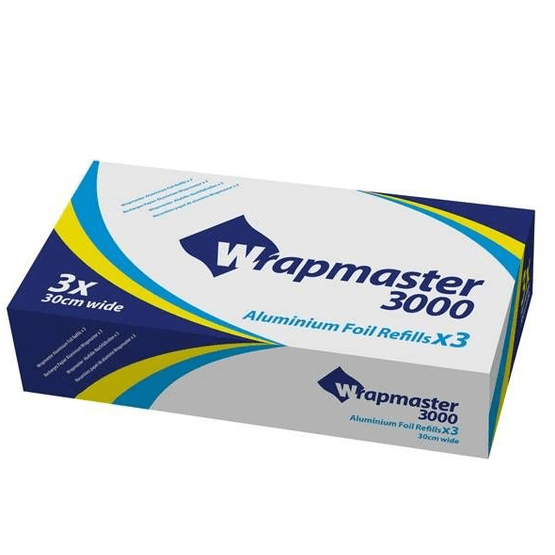 Wrapmaster Foil Refill 30cm x 90M (Pack Of 3 Rolls) 24C54