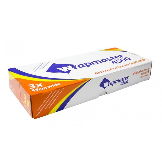 Wrapmaster Baking Parchment Refill 45cm x 50M (Pack Of 3 Rolls) 21C32