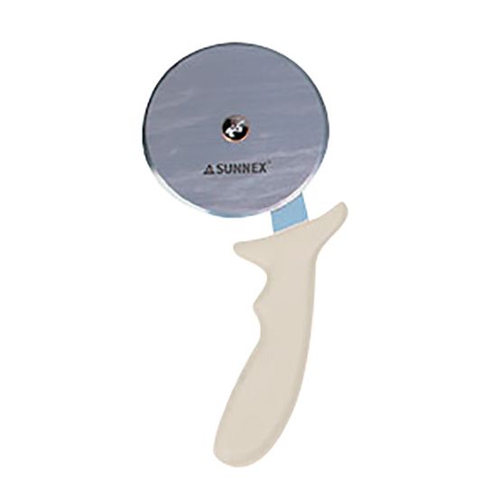 Pizza Cutter Cream Handle 4in 10cm Wheel