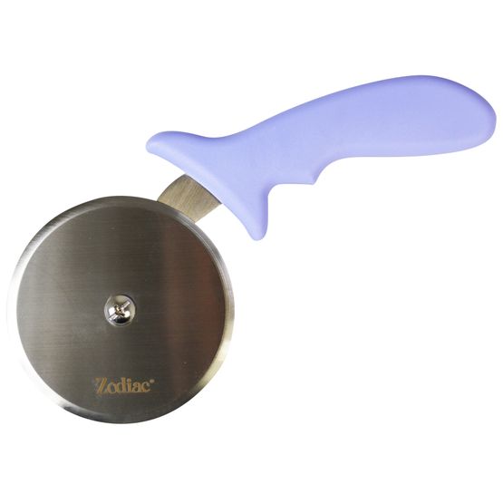 Pizza Cutter Purple Handle 4in 10cm Wheel