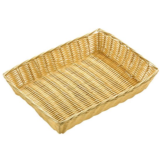 Poly Rattan Bask Rect 20 X 30 X 6cm 12inx8in
