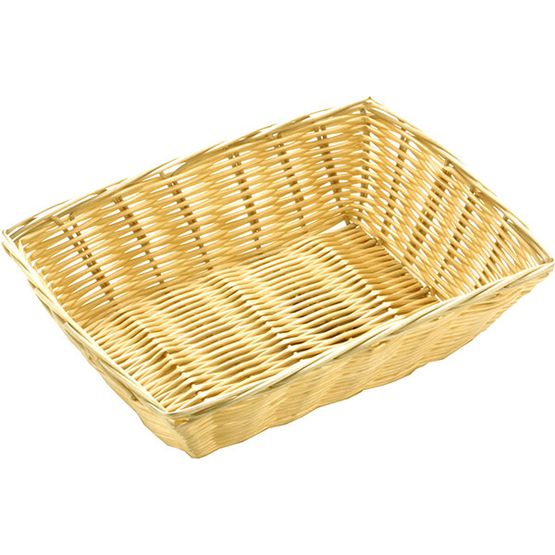Poly Rattan Basket Rect 23x16.5cm / 9inx6.5in