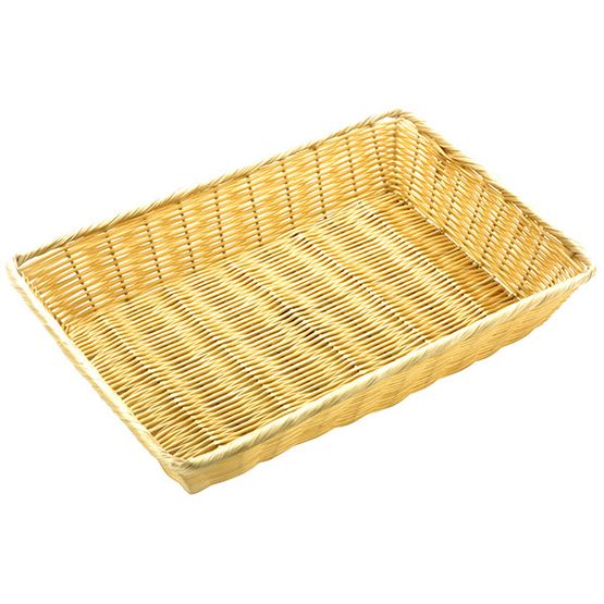 Poly Rattan Basket Rectangular 28x40cm/11x16in