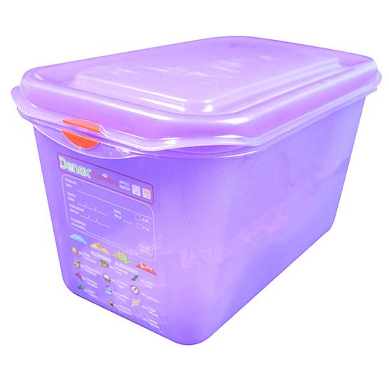Pro Colour Coded Container 1/4 4.3ltr- Purple