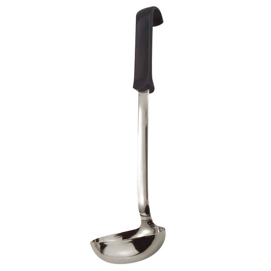 Soup Ladle Stainless Steel Polypropylene Black Handle