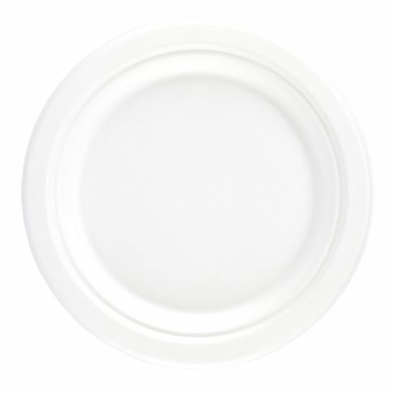 7" Bagasse Round Plate