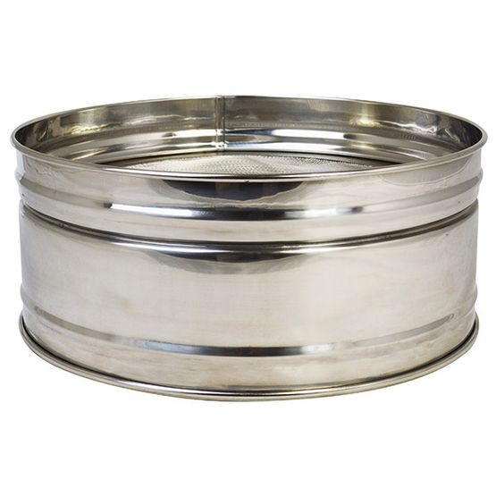 Stainless Steel Tamis Sieve Frame 12in Inc 3 X Mesh 30 20 And 10 Mesh