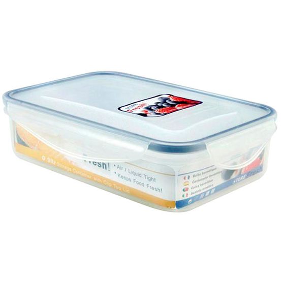 Storage Container - 0.9ltr - Rectangular - 21x14x5.5cm
