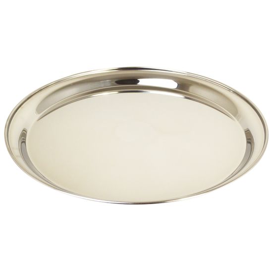 Tray Round Stainless Steel 40cm 16in