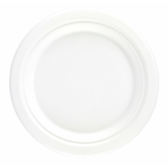 9" Bagasse Round Plate