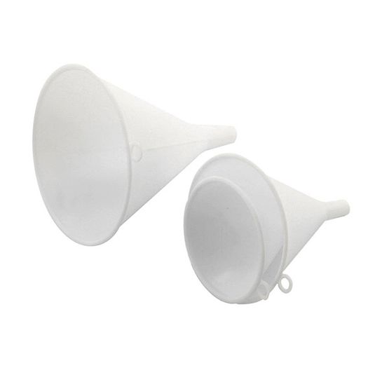 White Funnels Set Of 3