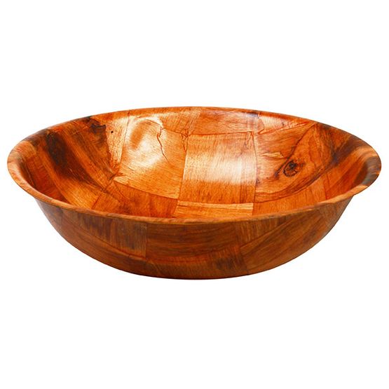 Woven Wood Bowl Round 25cm / 10in