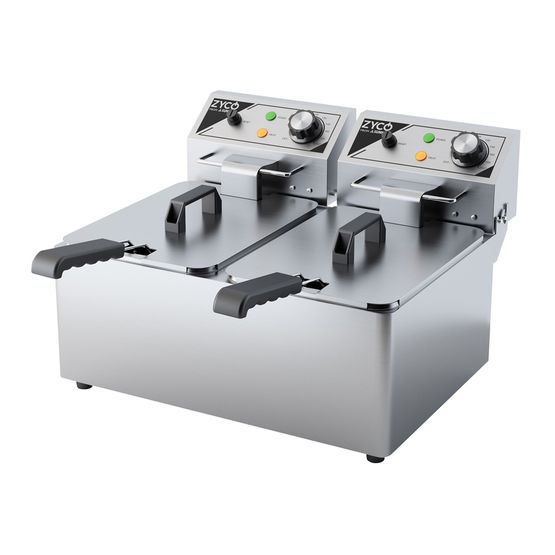 Zyco Double Fryer 4 Litres Per Fryer
