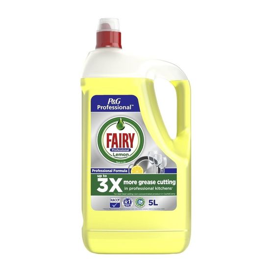 Fairy Professional Washing Up Liquid Lemon 5Ltr