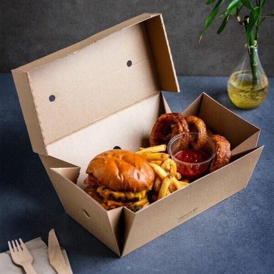 Vegware Premium Meal Box Box 9 x 5
