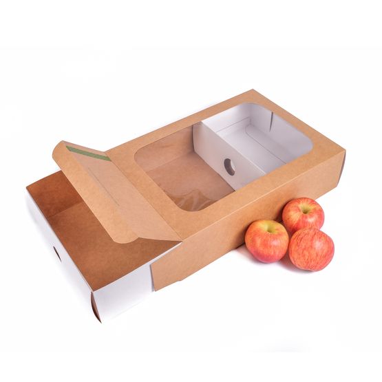 Vegware VWPLATS Regular Sandwich Platter Box With Insert