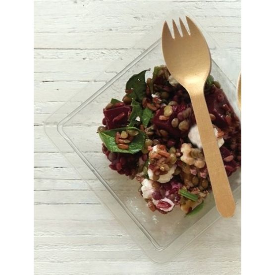Wooden Spork 124mm 100% Fsc Approved Birchwood