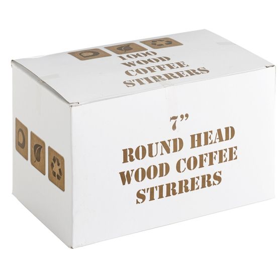 100% Natural Biodegradable Wooden Drink Stirrers 180mm